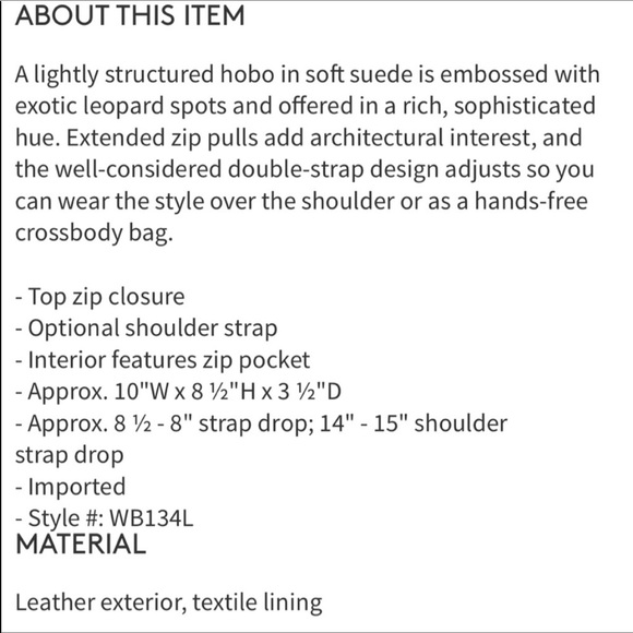 All Saints mini echo calfskin suede  leather hobo - Picture 7 of 8